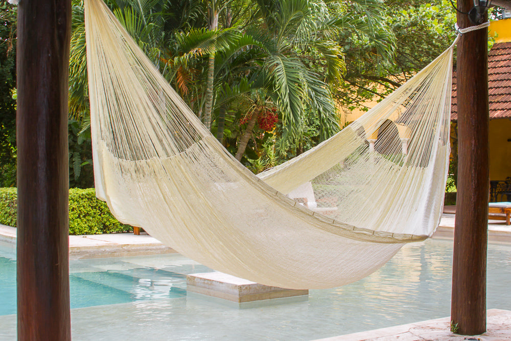 Cotton Mexican Hammock â€“ Natural â€“ King Size