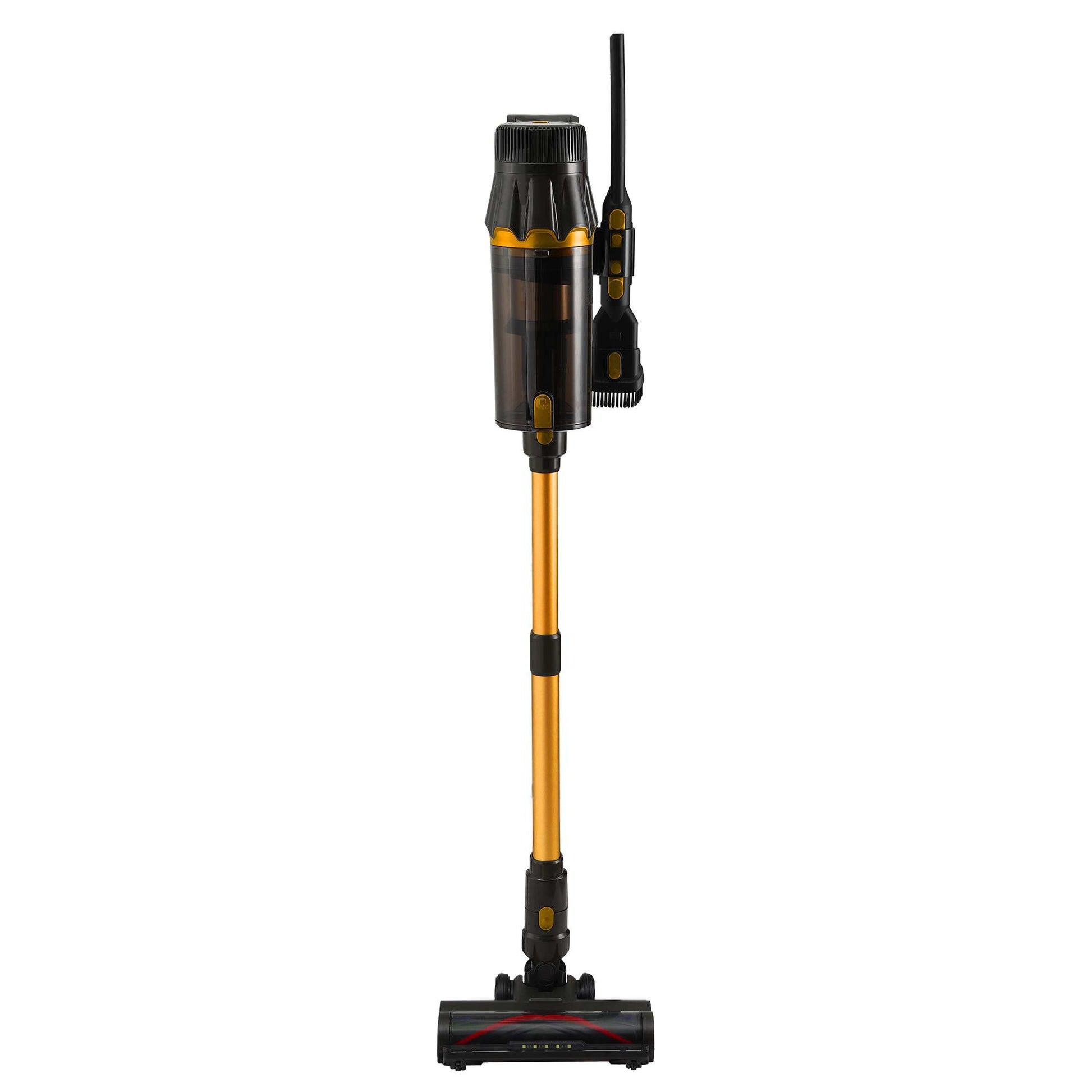 DEVANTI 30000Pa Cordless Stick Vacuum Cleaner 4-in-1 Handheld Vac, Gold