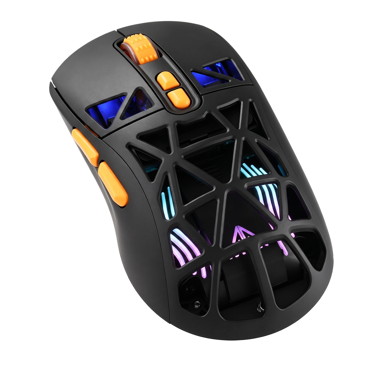 SOLAKAKA SM802 Pro Tri-Mode Gaming Mouse RGB 24000 DPI Hotswap