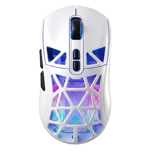 SOLAKAKA SM802 Pro Tri-Mode Gaming Mouse RGB 24000 DPI Hotswap