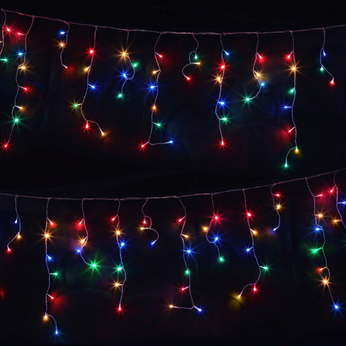 Jingle Jollys 32M Christmas Lights Icicle String Light 960 LED Multi-coloured
