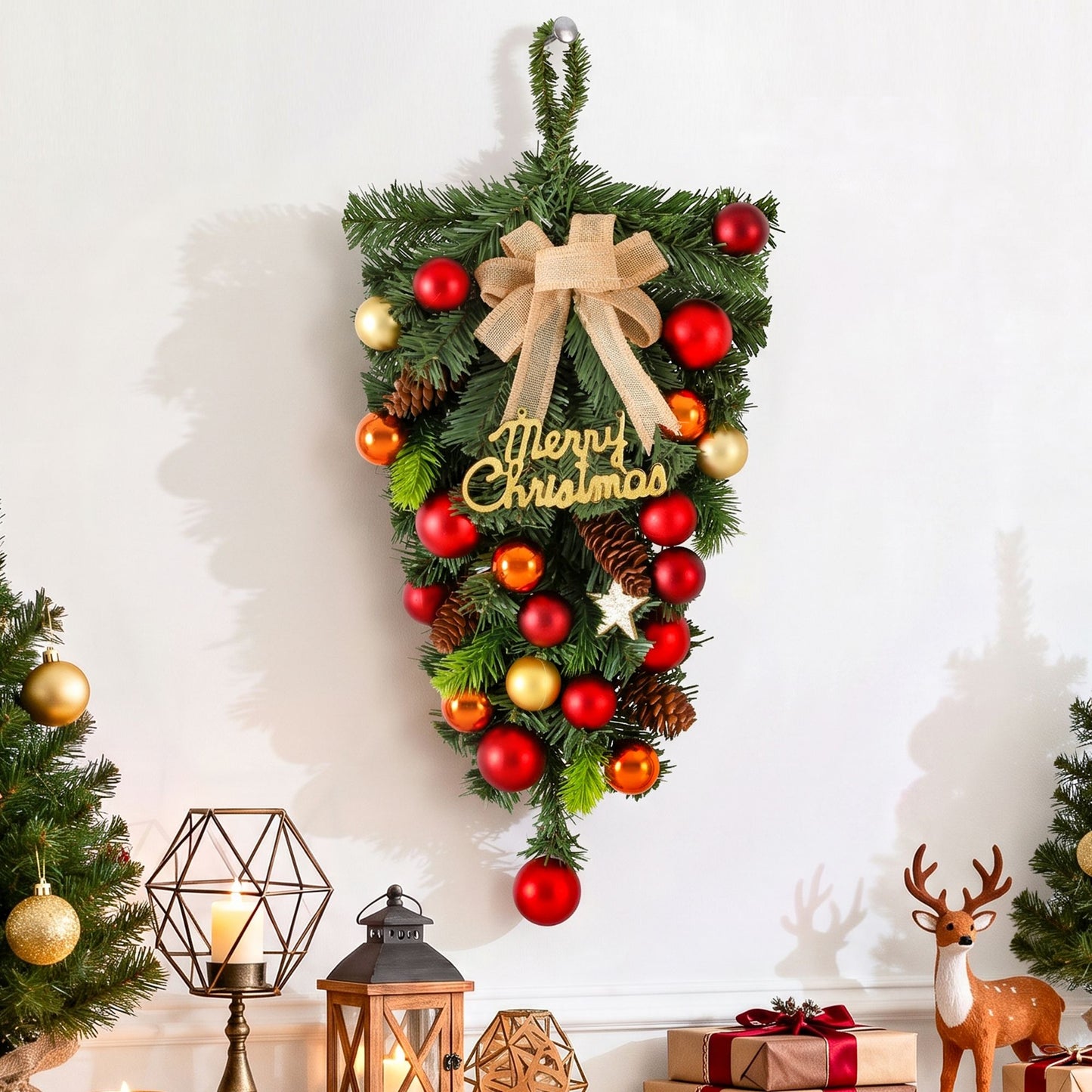 Jingle Jollys Hanging Christmas Garland 50CM Ornaments Party Decorations
