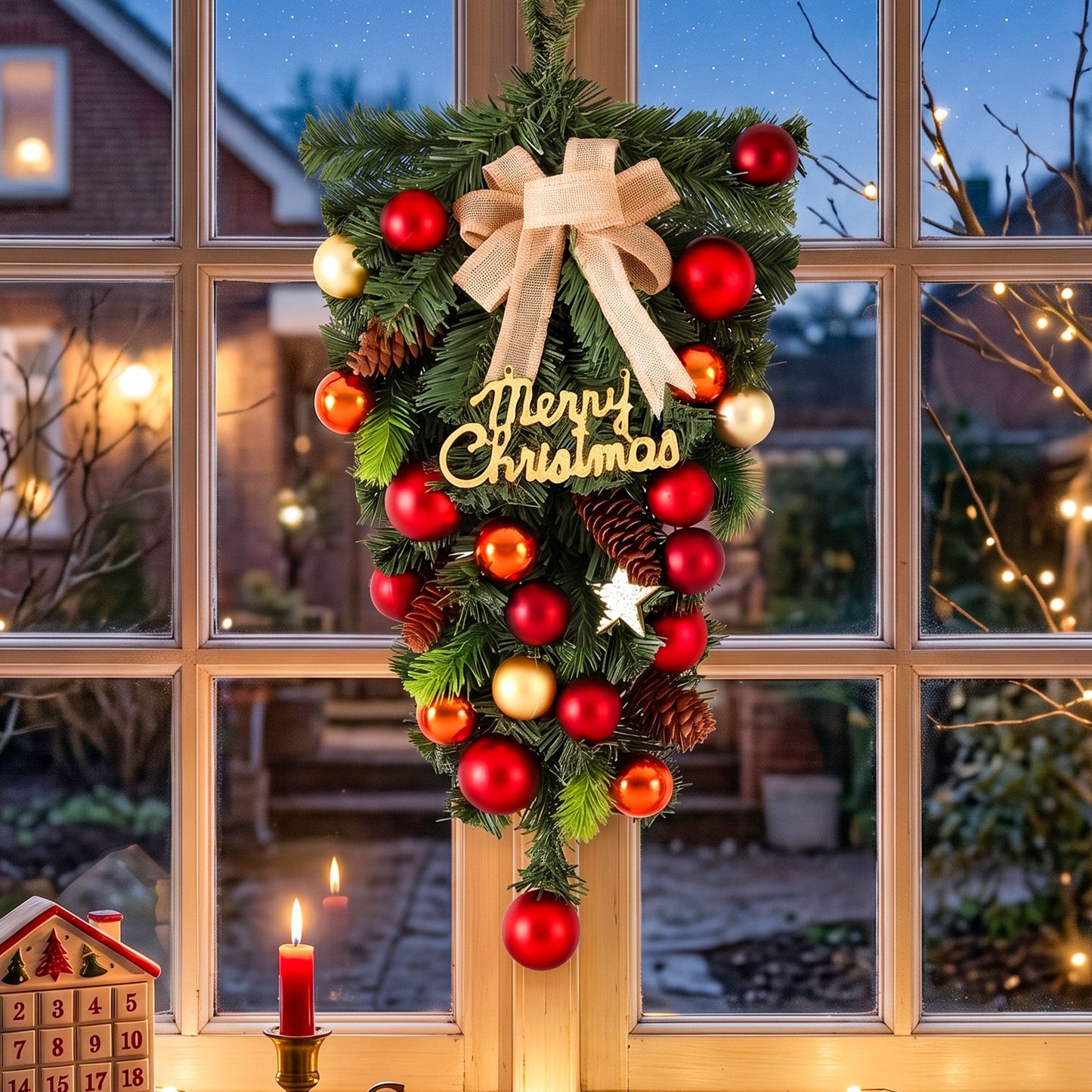 Jingle Jollys Hanging Christmas Garland 50CM Ornaments Party Decorations