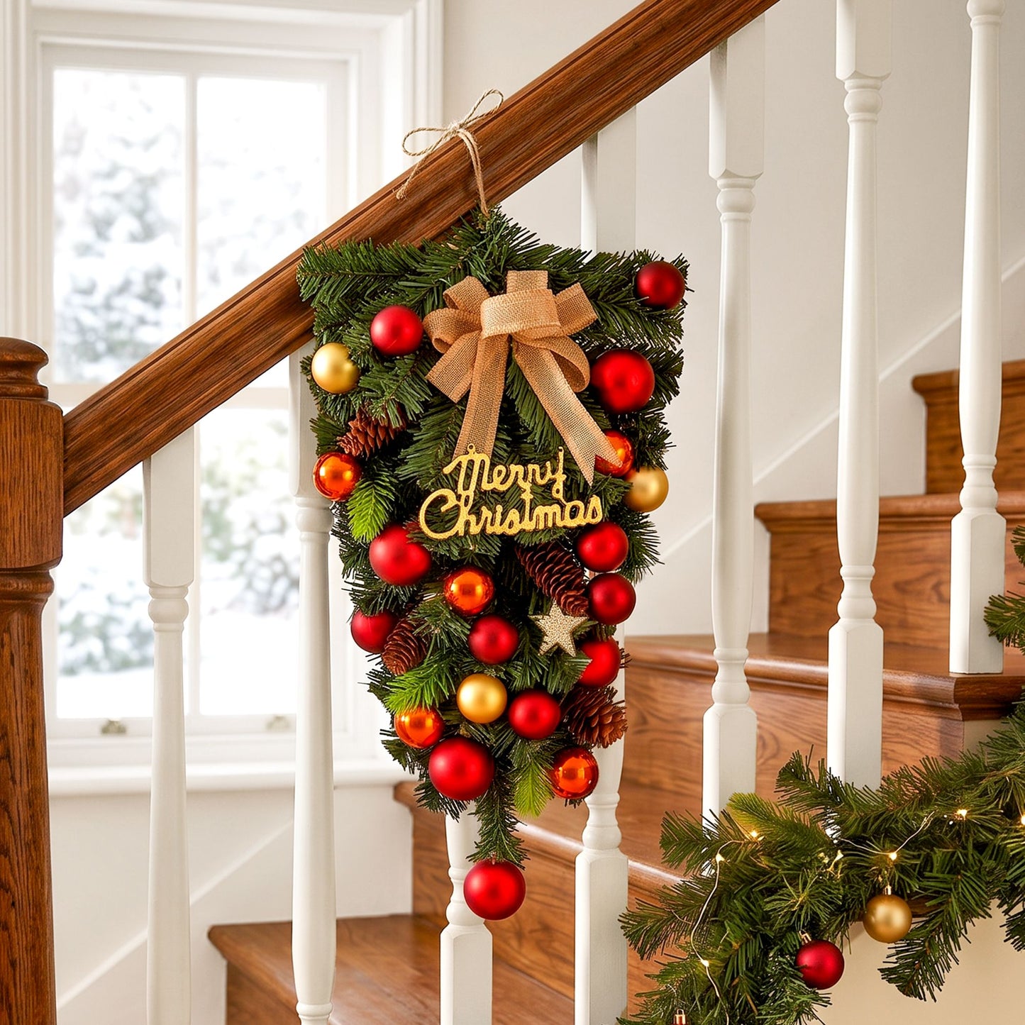 Jingle Jollys Hanging Christmas Garland 50CM Ornaments Party Decorations
