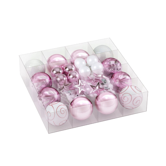 jingle-jollys-33pcs-christmas-tree-decorations-set-baubles-ornaments-party-pink