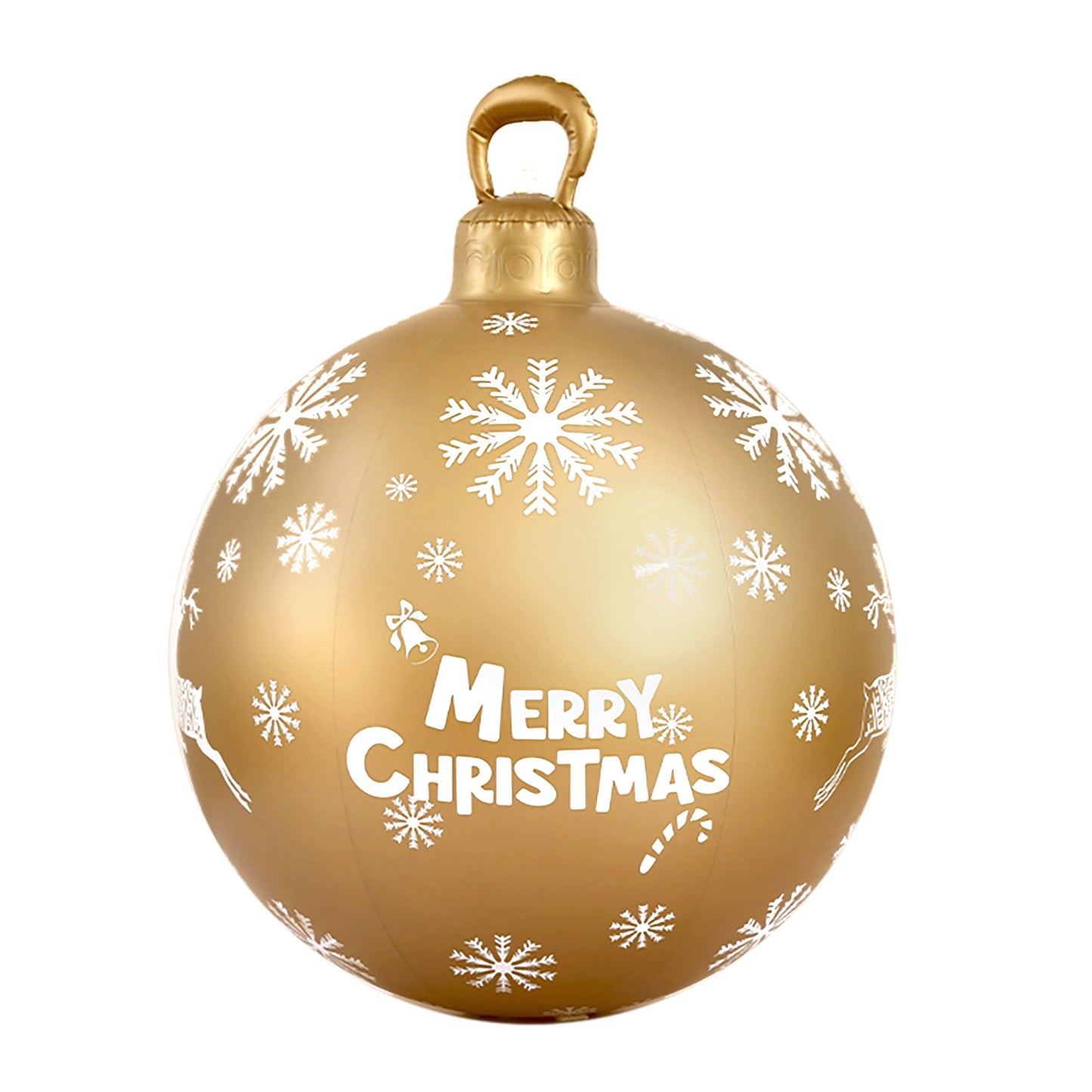 Jingle Jollys Christmas Inflatable Ball Bauble 60cm Outdoor Decoration Gold