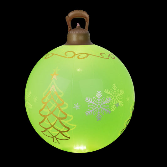 Jingle Jollys Christmas Inflatable Ball 60cm Led Illuminated Xmas Decoration