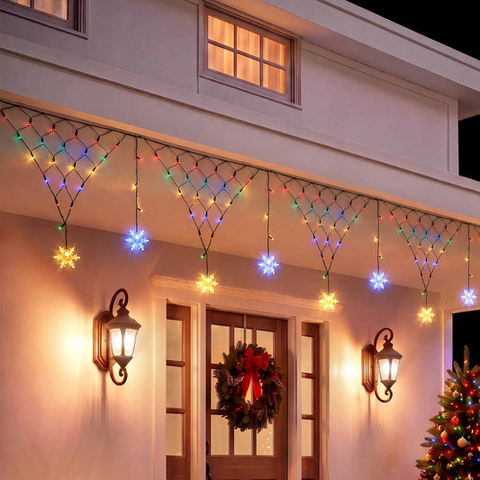 Jingle Jollys Christmas Lights Solar Fairy Lights Christmas Decorations Multicolour 4m