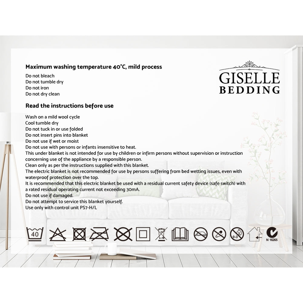 giselle-bedding-heated-electric-throw-rug-fleece-sunggle-blanket-washable-charcoal at www.mallsonline.com.au