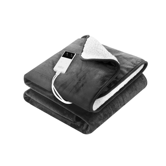 giselle-electric-throw-rug-heated-blanket-washable-snuggle-flannel-winter-grey at www.mallsonline.com.au