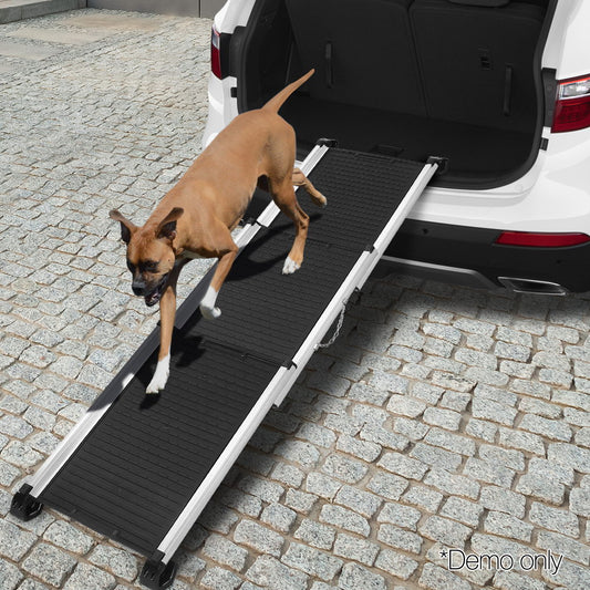 i.Pet Dog Ramp Pet Stairs Foldable Ladder Adjustable