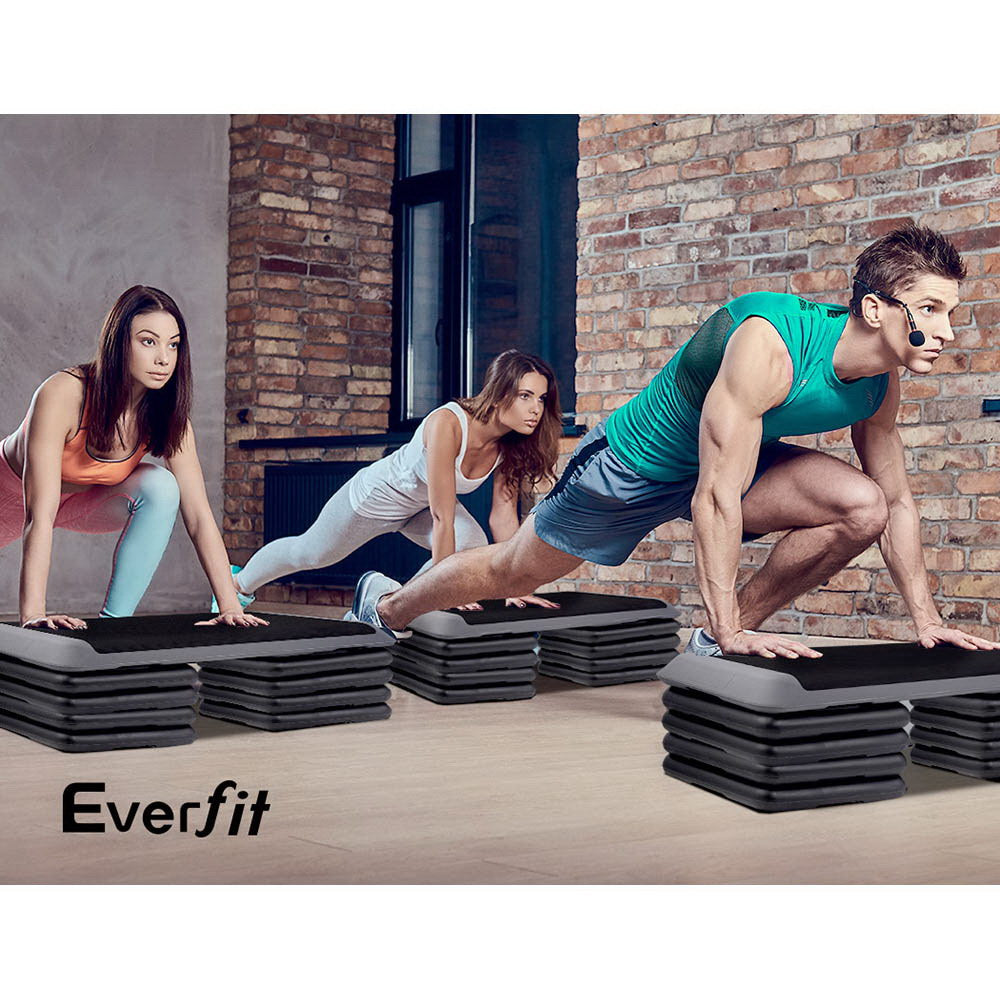 everfit-set-of-4-aerobic-step-risers-exercise-stepper-workout-gym-fitness-bench-platform at www.mallsonline.com.au