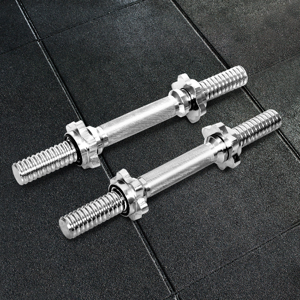 45cm-dumbbell-bar-solid-steel-pair-gym-home-exercise-fitness-150kg-capacity at www.mallsonline.com.au