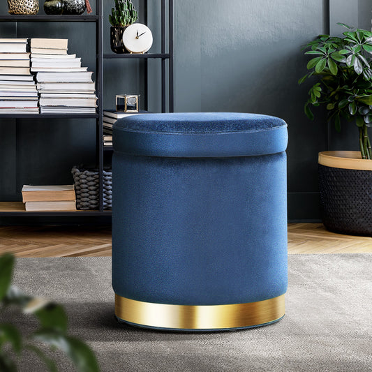 artiss-foot-stool-round-velvet-storage-ottoman-foot-rest-pouffe-footstool-navy