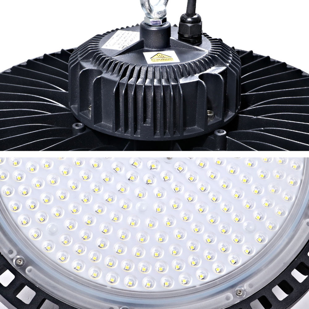 Leier LED High Bay Lights 150W UFO Industrial Workshop Warehouse Factory Lamp