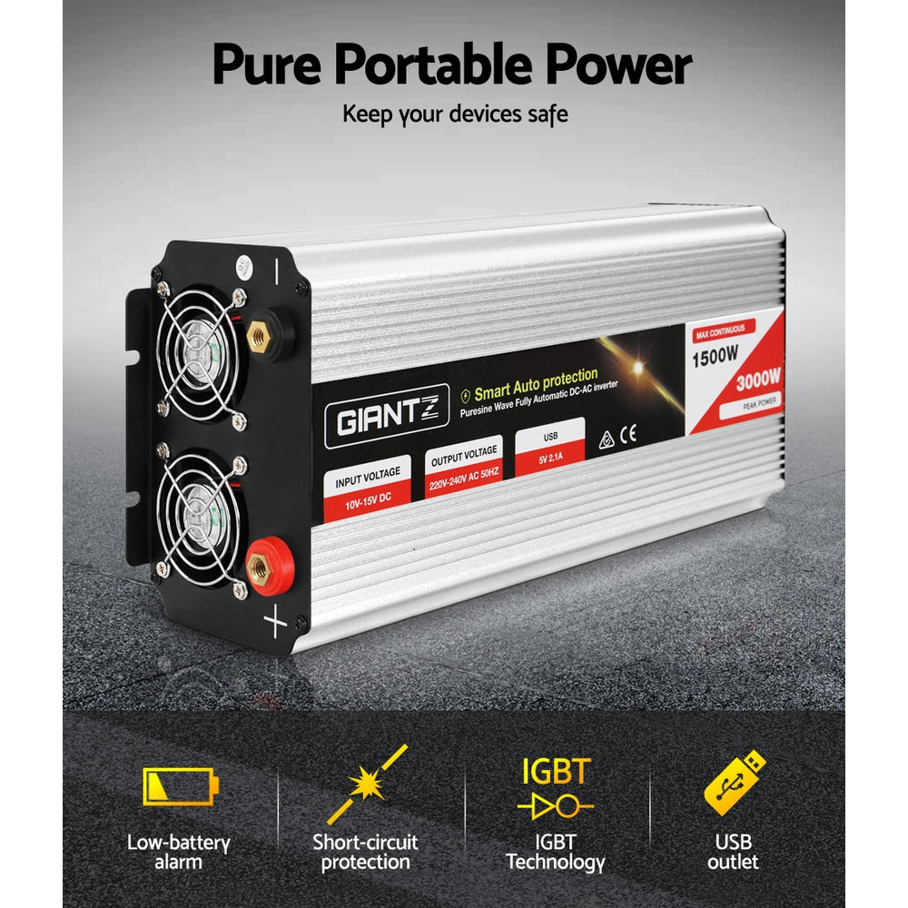 giantz-1500w-puresine-wave-dc-ac-power-inverter at www.mallsonline.com.au