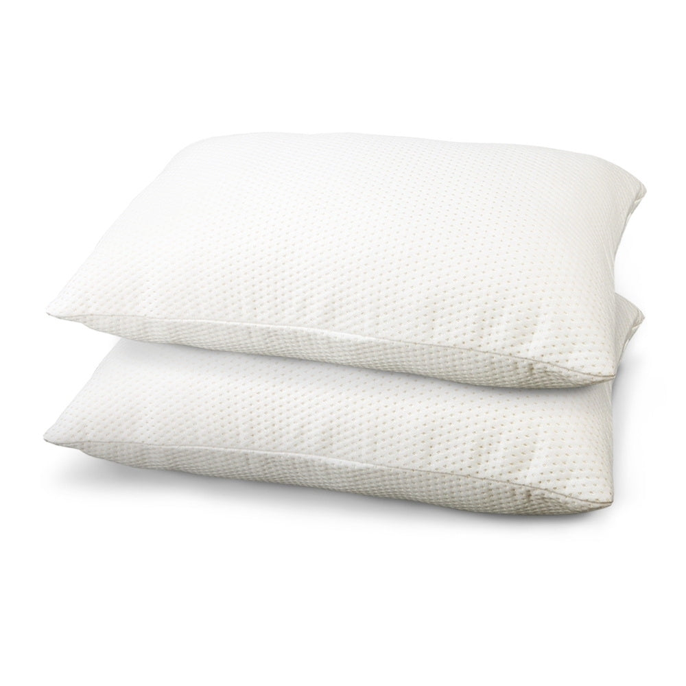 Giselle Bedding Memory Foam Pillow 13cm Thick Twin Pack