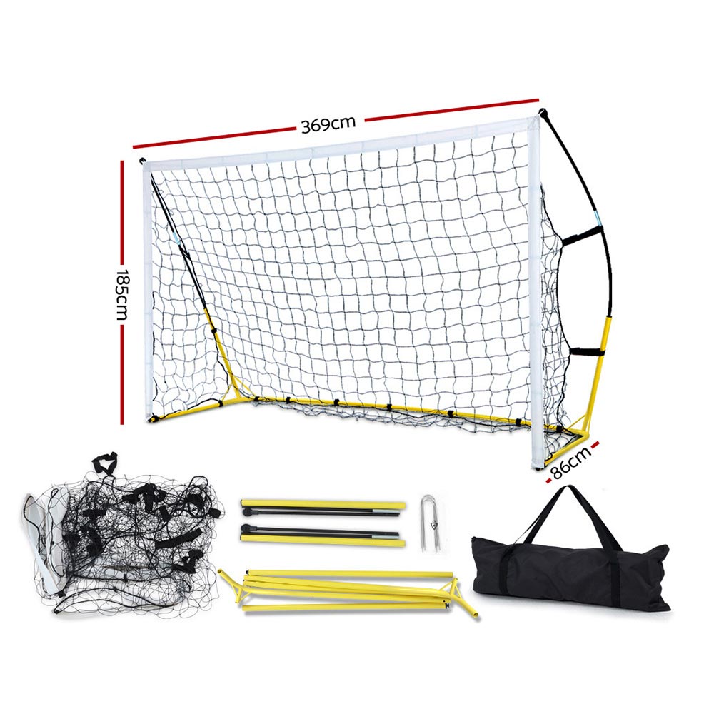 everfit-portable-soccer-football-goal-net-kids-outdoor-training-sports-3-6m-xl at www.mallsonline.com.au