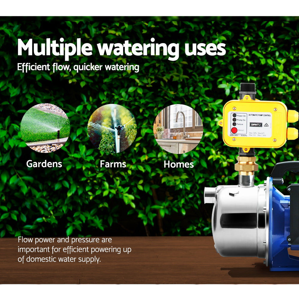 giantz-garden-water-pump-jet-high-pressure-controller-stage-irrigation-4600l-h at www.mallsonline.com.au