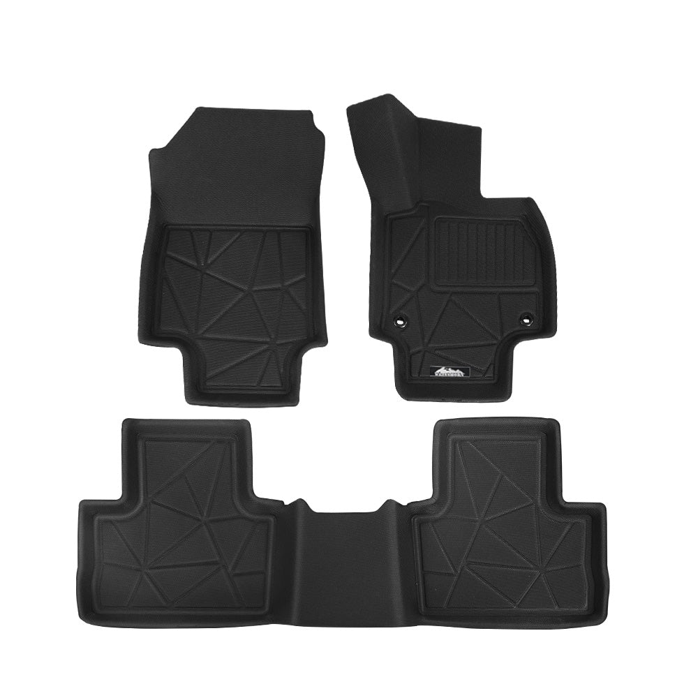 Weisshorn Car Rubber Floor Mats Front and Rear Compatible for Toyota RAV4 2019-2022