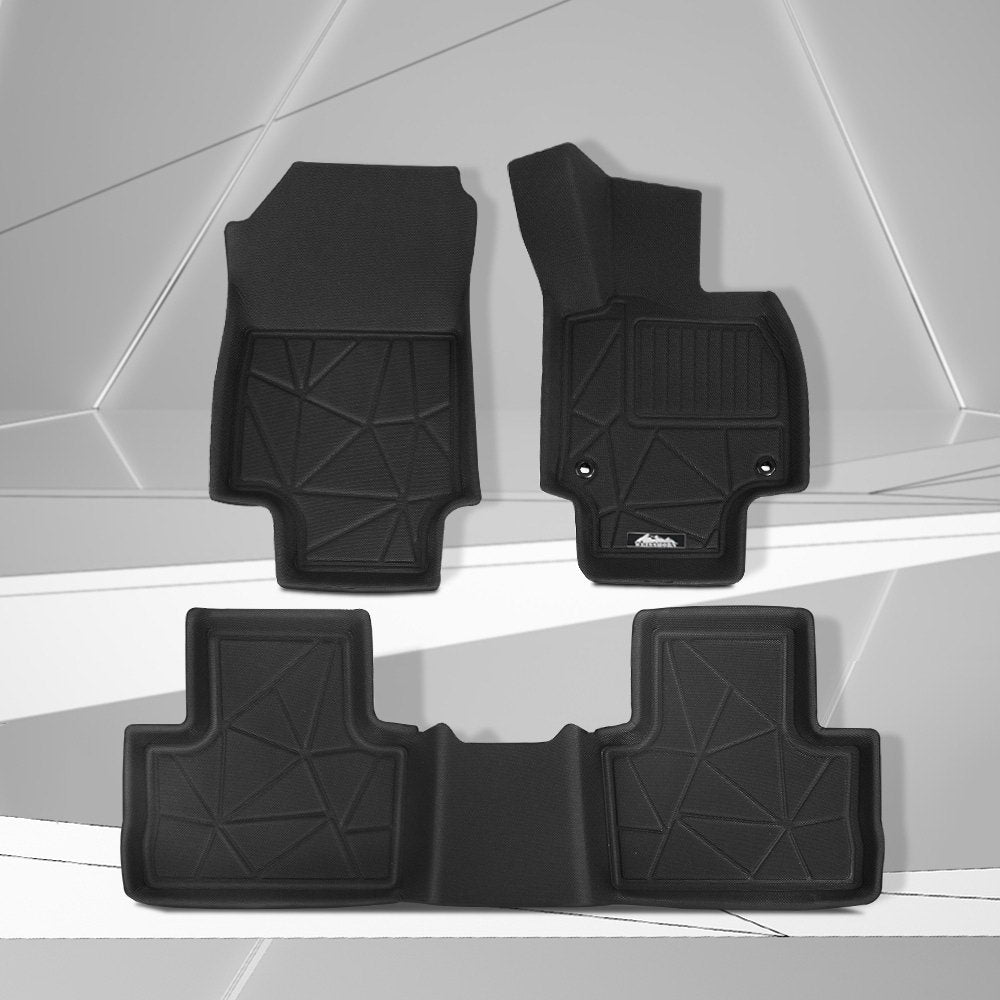 Weisshorn Car Rubber Floor Mats Front and Rear Compatible for Toyota RAV4 2019-2022