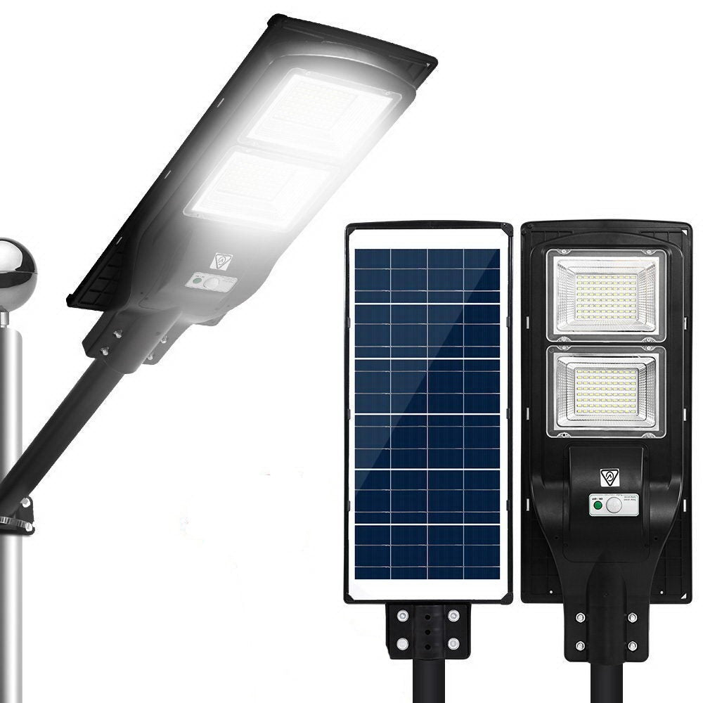 Leier 160 LED Solar Street Light 120W Flood Motion Sensor Remote Outdoor Wall Lamp