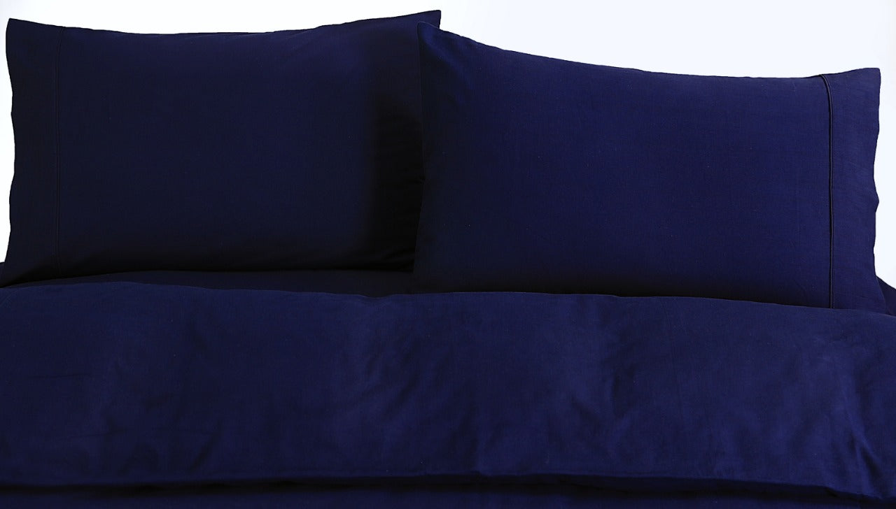 elan-linen-100-egyptian-cotton-vintage-washed-500tc-navy-blue-super-king-quilt-cover-set at www.mallsonline.com.au