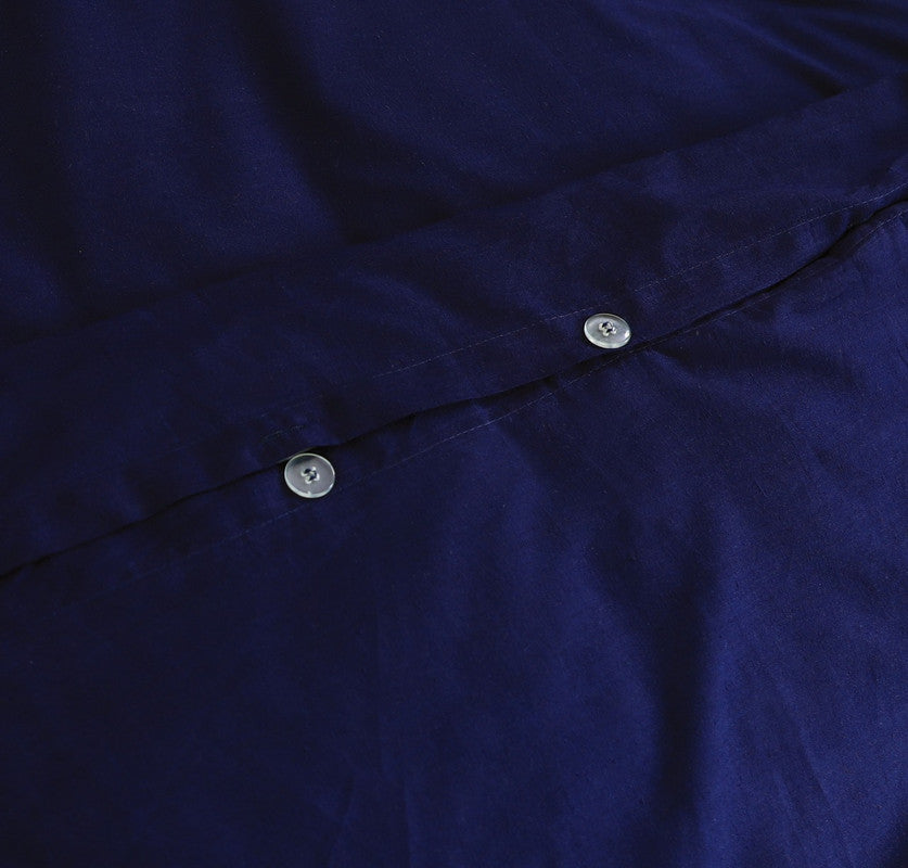 elan-linen-100-egyptian-cotton-vintage-washed-500tc-navy-blue-super-king-quilt-cover-set at www.mallsonline.com.au