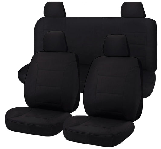 seat-covers-for-nissan-navara-d40-01-2006-02-2015-dual-cab-utility-fr-black-all-terrain at www.mallsonline.com.au
