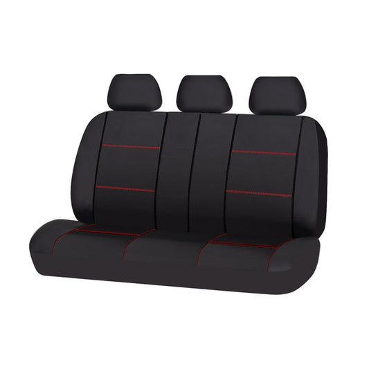 universal-lavish-rear-seat-cover-size-06-08s-black-red-stitching at www.mallsonline.com.au