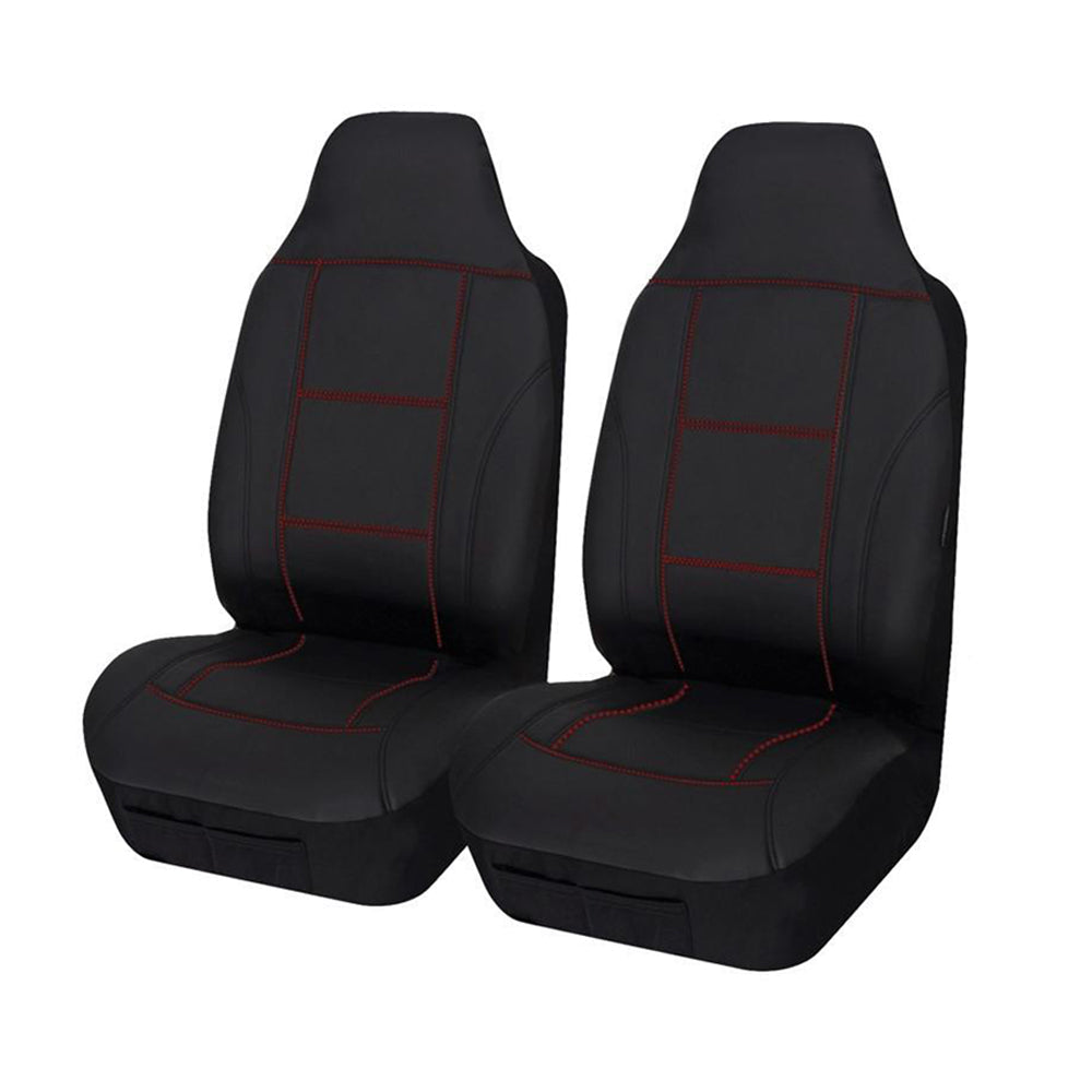 universal-lavish-front-seat-covers-size-60-25-black-red-stitching at www.mallsonline.com.au