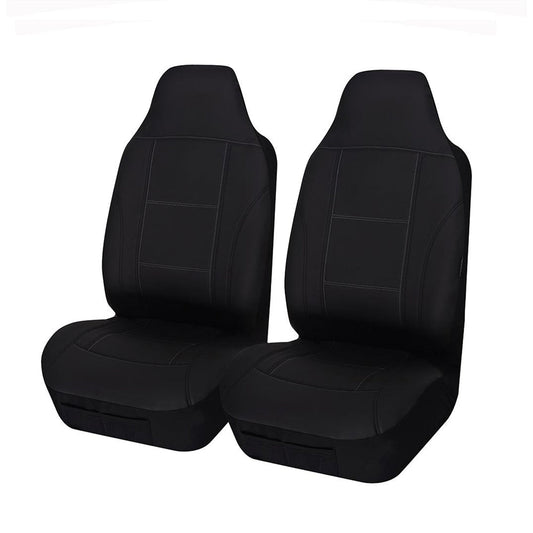 universal-lavish-front-seat-covers-size-60-25-black-white-stitching at www.mallsonline.com.au