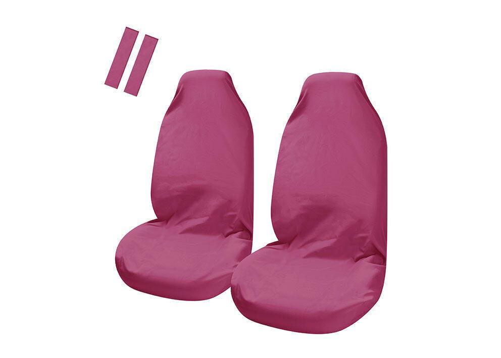 universal-pulse-throwover-front-seat-covers-bonus-seat-belt-buddies-pink at www.mallsonline.com.au