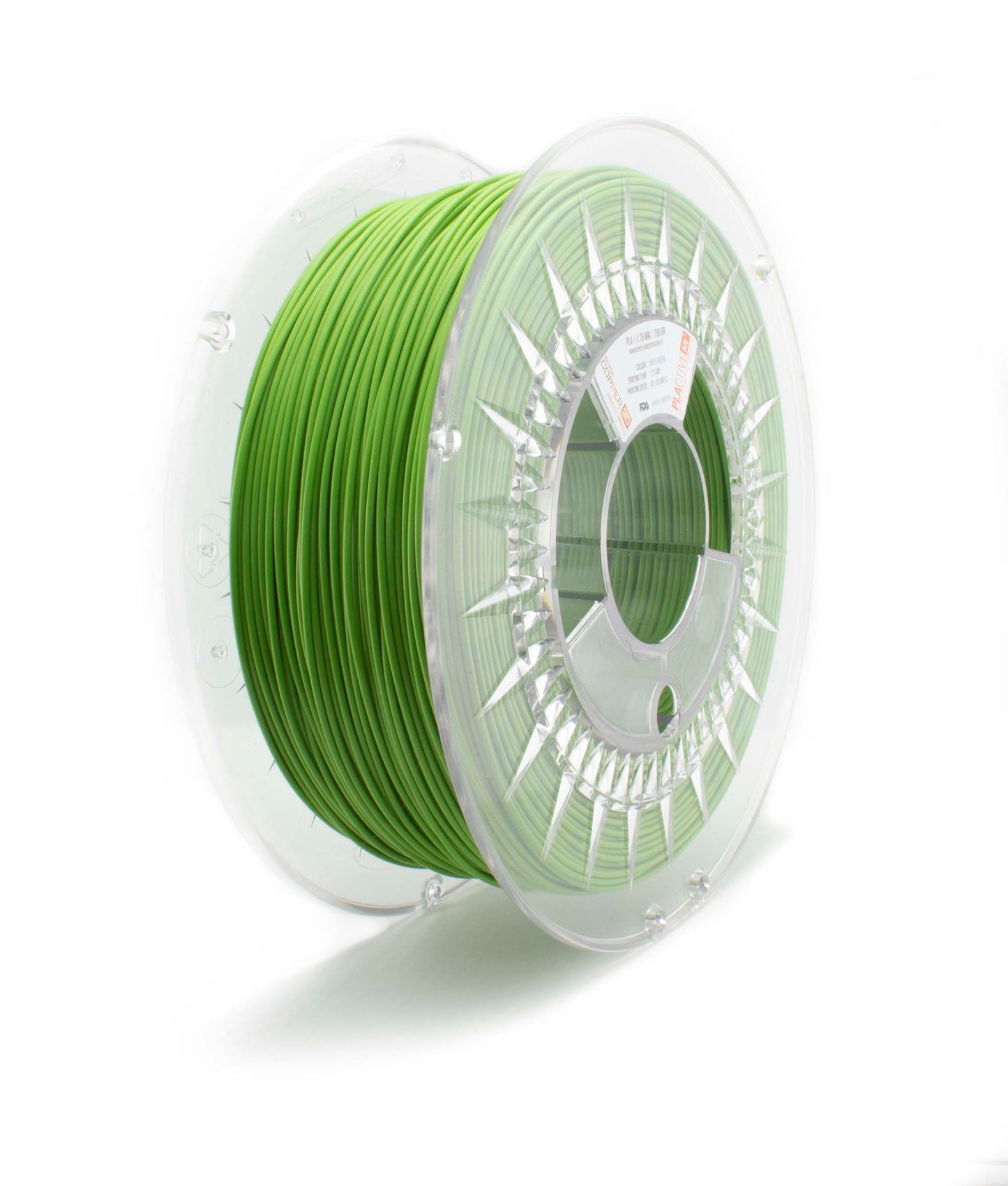 PLA Filament Copper 3D PLActive - Innovative Antibacterial 1.75mm 750gram Apple Green Color 3D Printer Filament