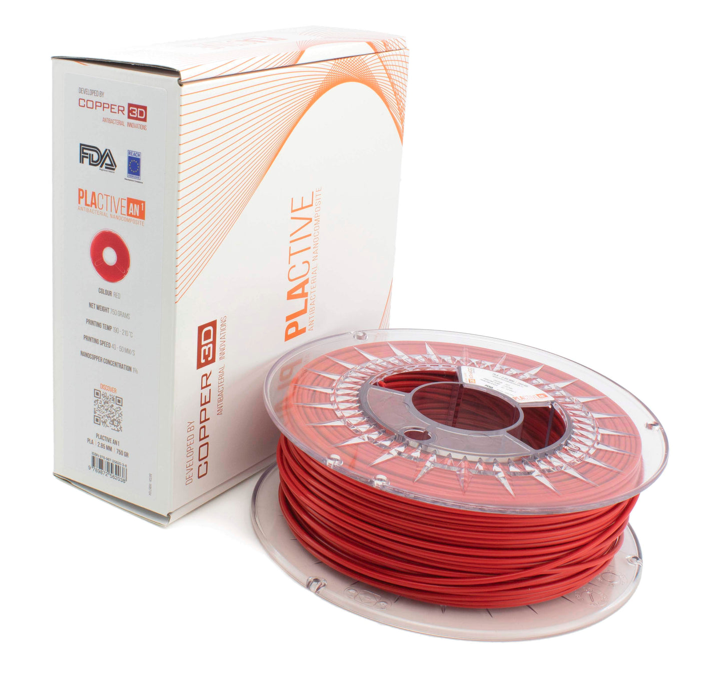 TPU Filament MD FLEX 2.85mm 500 gram Red 3D Printer Filament