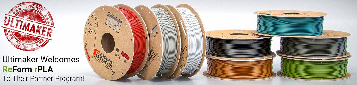 Recycled PLA filament ReForm - rPLA 2.85mm 1000 gram OFF-WHITE 3D Printer Filament