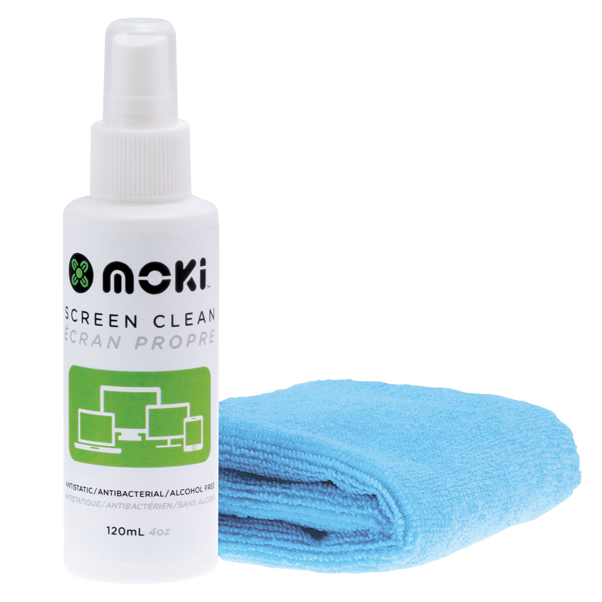 moki-screen-clean-120ml-spray-with-cloth www.mallsonline.com.au