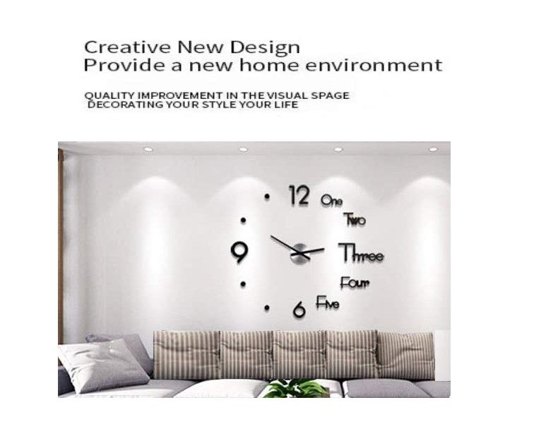 diy-wall-clock-modern-frameless-large-3d-wall-watch-giant-roman-numerals-for-home-living-room-and-bedroom-small at www.mallsonline.com.au