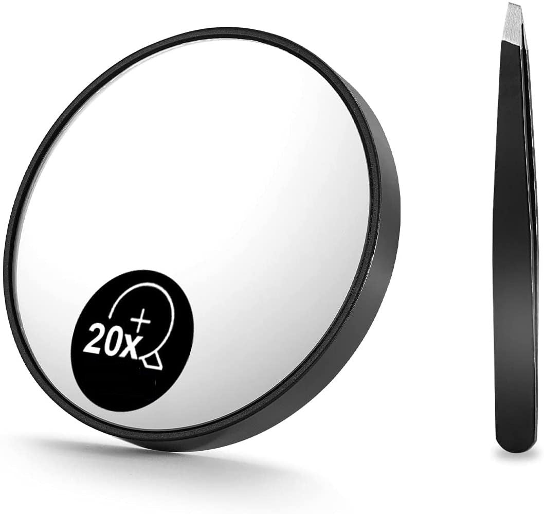 20x-magnifying-mirror-and-eyebrow-tweezers-kit-for-travel at www.mallsonline.com.au