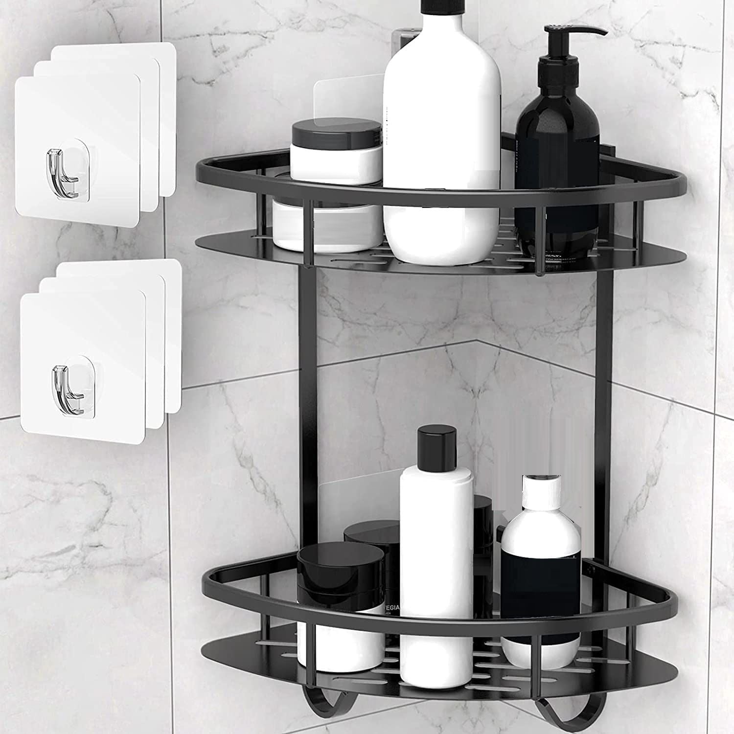 2-pack-aluminum-adhesive-shower-caddy-corner-shelf-storage-rack-for-bathroom