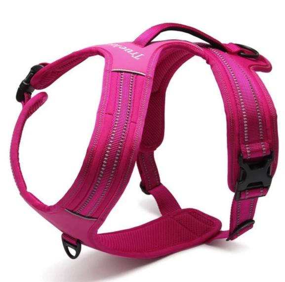 reflective-heavy-duty-harness-pink-m www.mallsonline.com.au