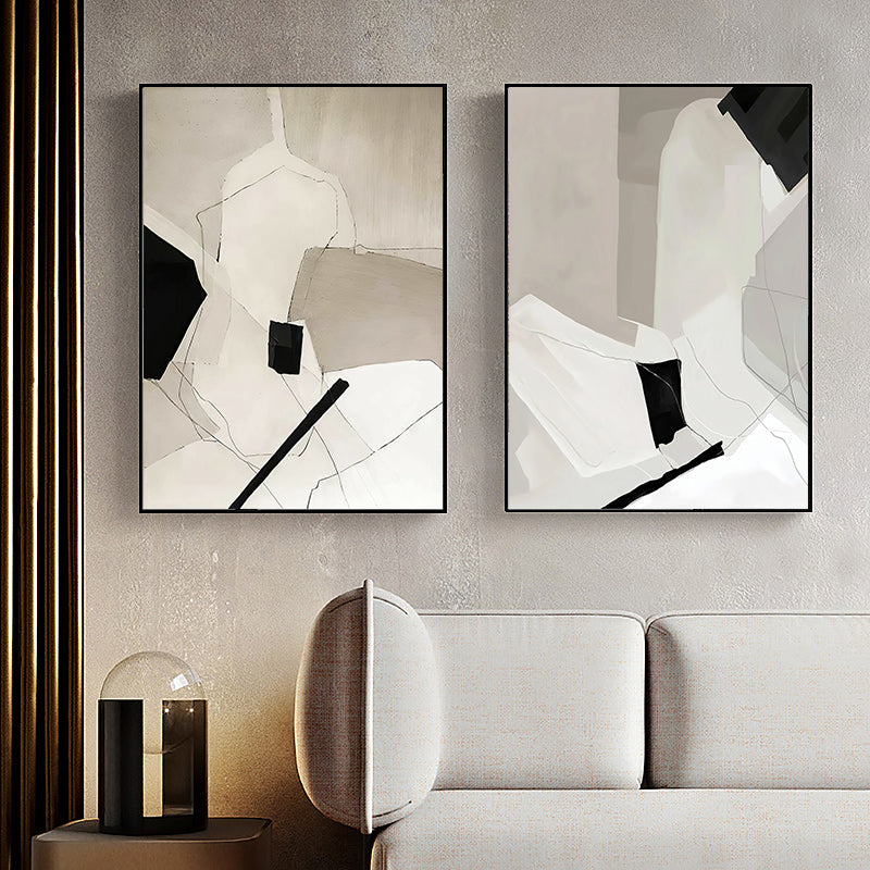 40cmx60cm-modern-abstract-2-sets-black-frame-canvas-wall-art