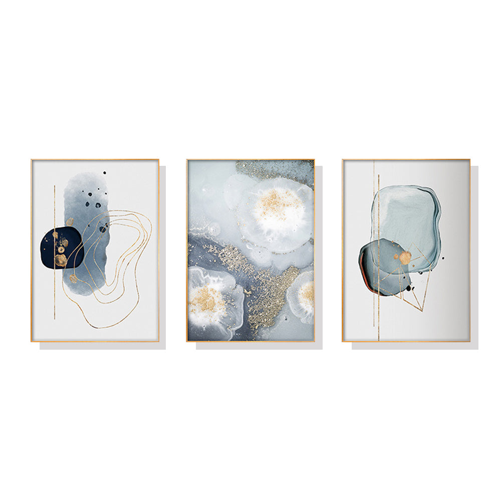 40cmx60cm-marbled-light-grey-3-sets-gold-frame-canvas-wall-art