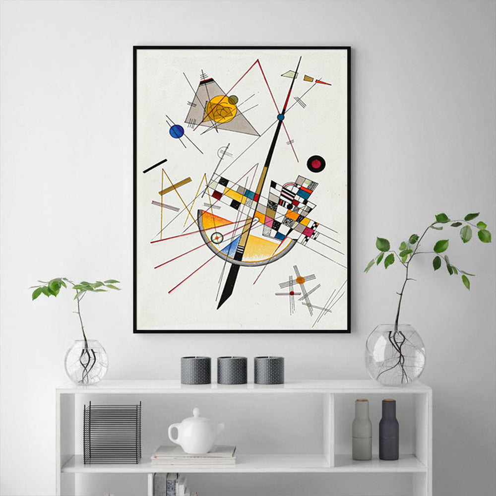 50cmx70cm-delicate-tension-by-wassily-kandinsky-black-frame-canvas-wall-art at www.mallsonline.com.au