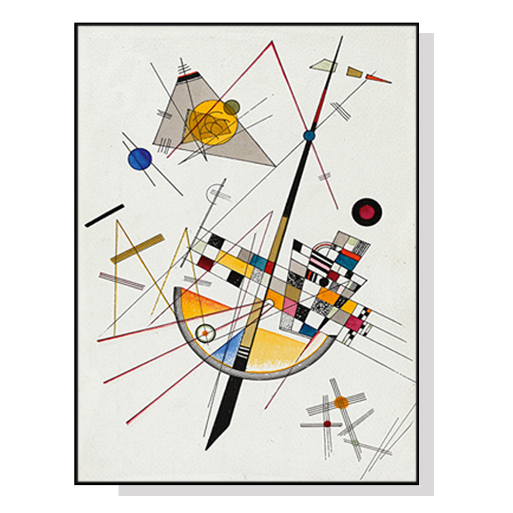 50cmx70cm-delicate-tension-by-wassily-kandinsky-black-frame-canvas-wall-art at www.mallsonline.com.au