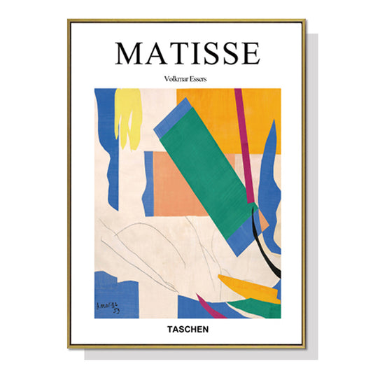 Wall Art 60cmx90cm Abstract colour by Henri Matisse Gold Frame Canvas