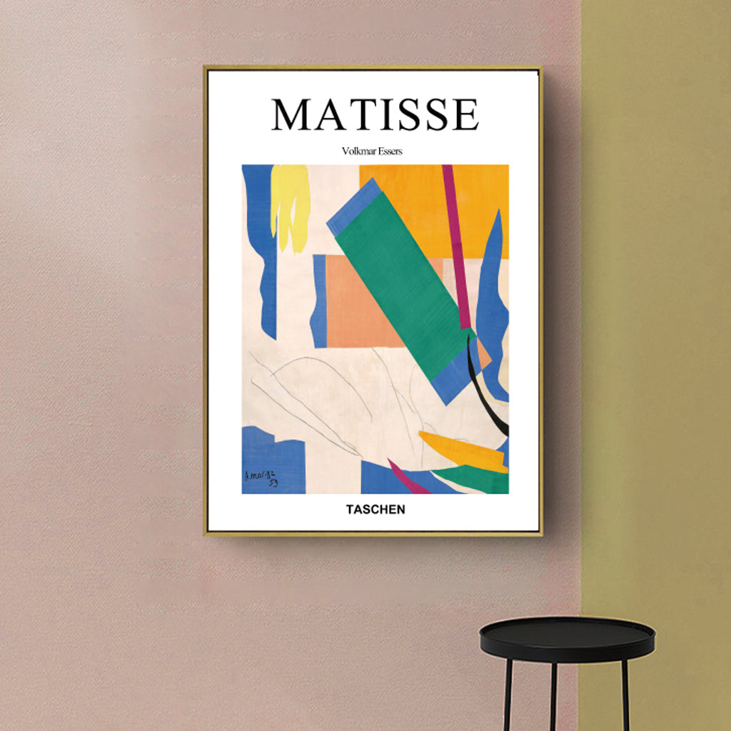 70cmx100cm-abstract-colour-by-henri-matisse-gold-frame-canvas-wall-art at www.mallsonline.com.au