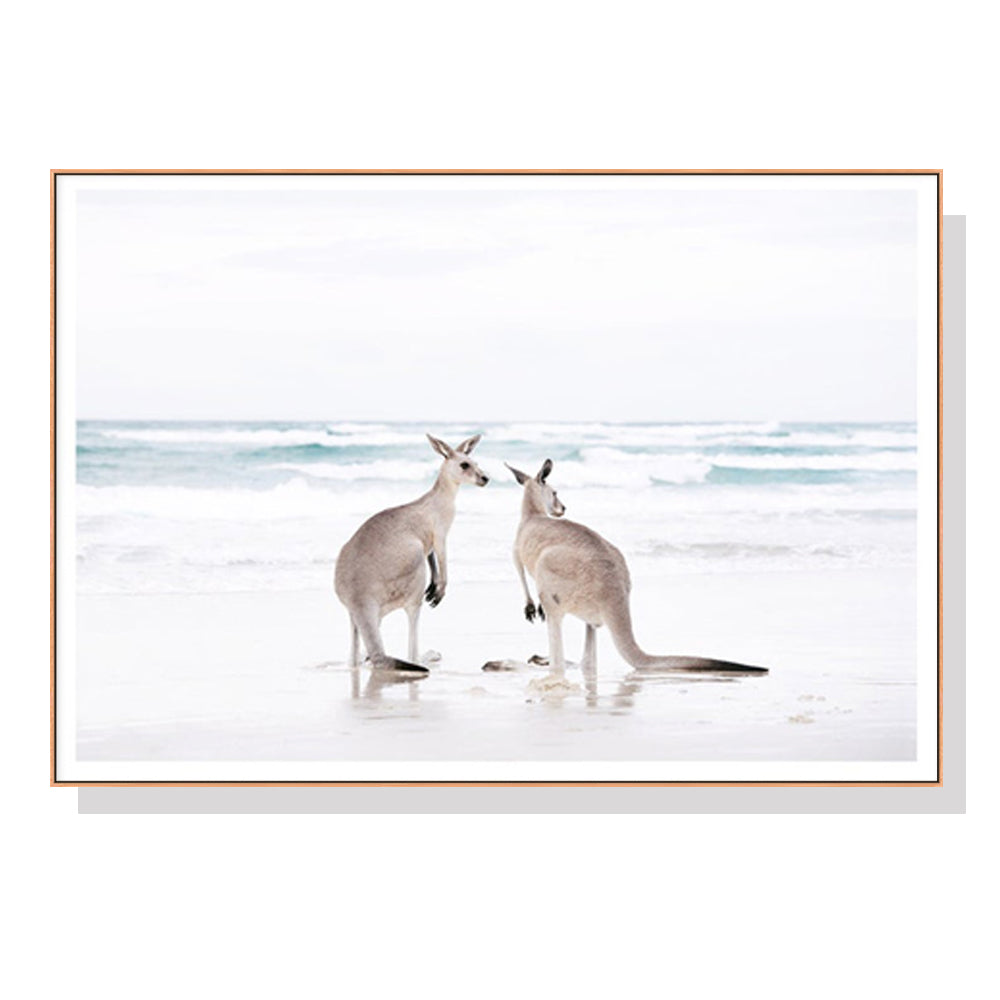 70cmx100cm-kangaroo-wood-frame-canvas-wall-art