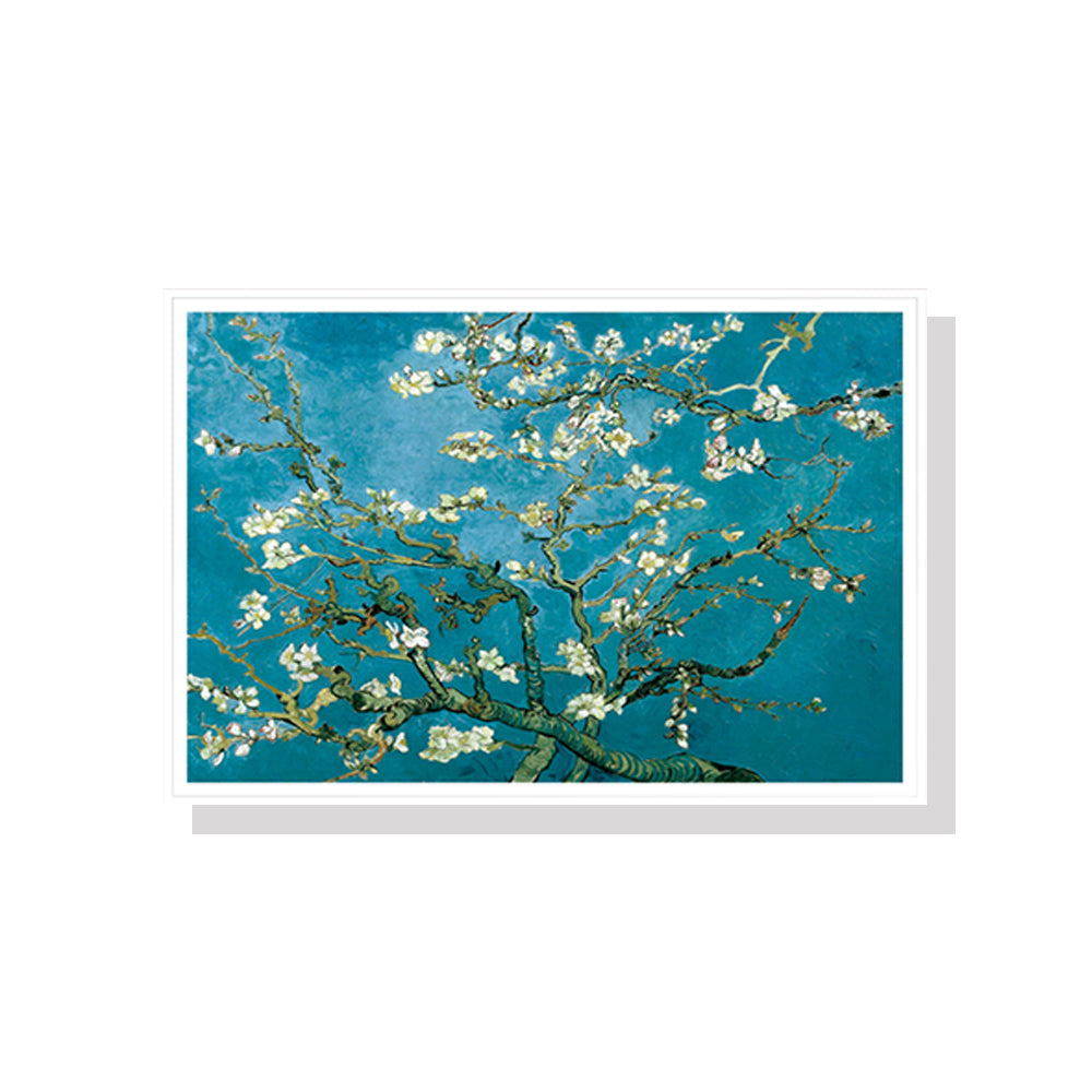 60cmx90cm-van-gogh-almond-blossom-white-frame-canvas-wall-art at www.mallsonline.com.au