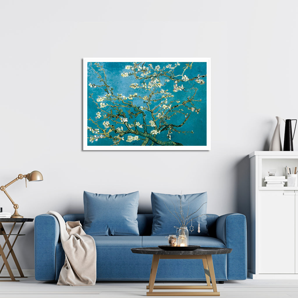 60cmx90cm-van-gogh-almond-blossom-white-frame-canvas-wall-art www.mallsonline.com.au